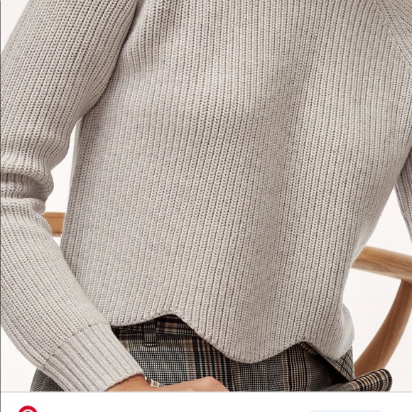 Aritzia sardonic sweater in xxs in grey. - Picture 2 of 3